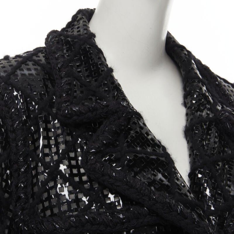 Chanel PVC Braided Tweed Jacket - Image 10