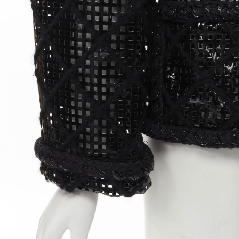 Chanel PVC Braided Tweed Jacket - Image 11