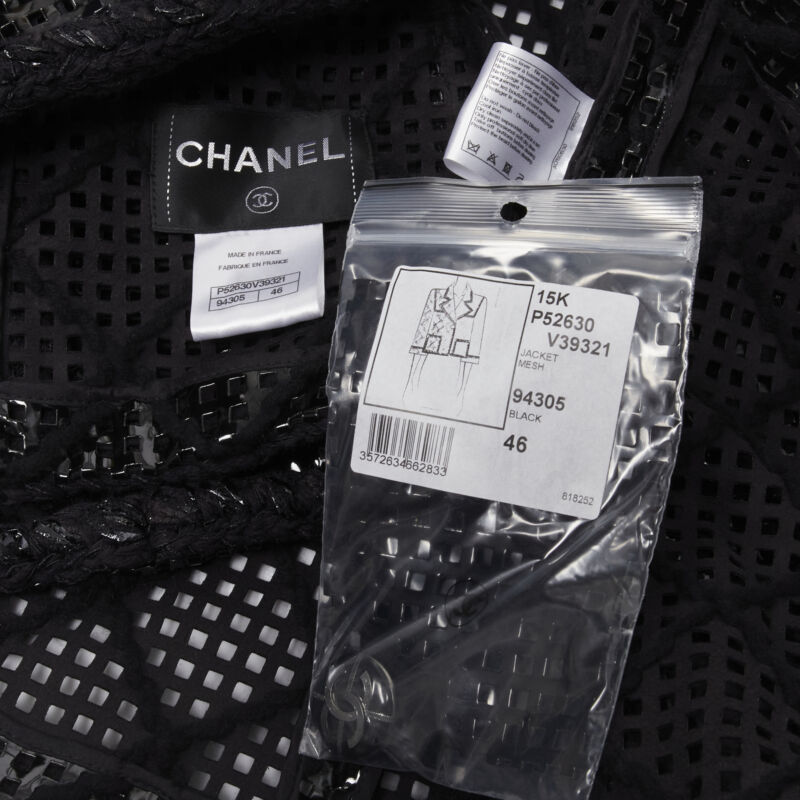 Chanel PVC Braided Tweed Jacket - Image 14
