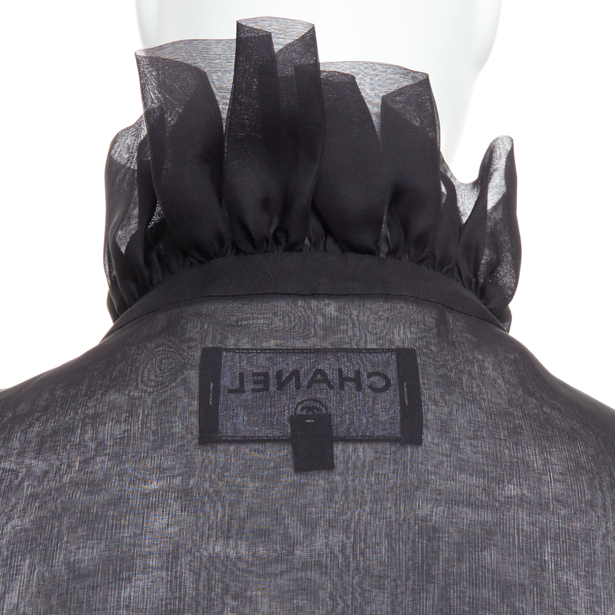 Chanel Sheer Silk Victorian Jacket - Image 13