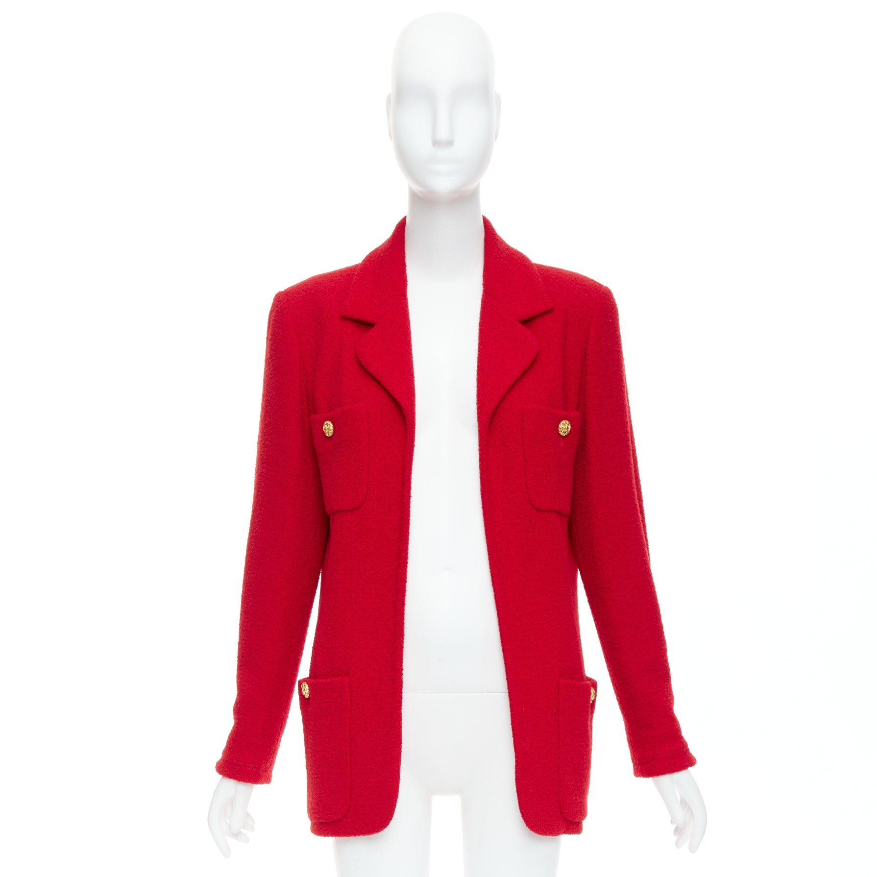 Chanel Lipstick Tweed Jacket - Image 14