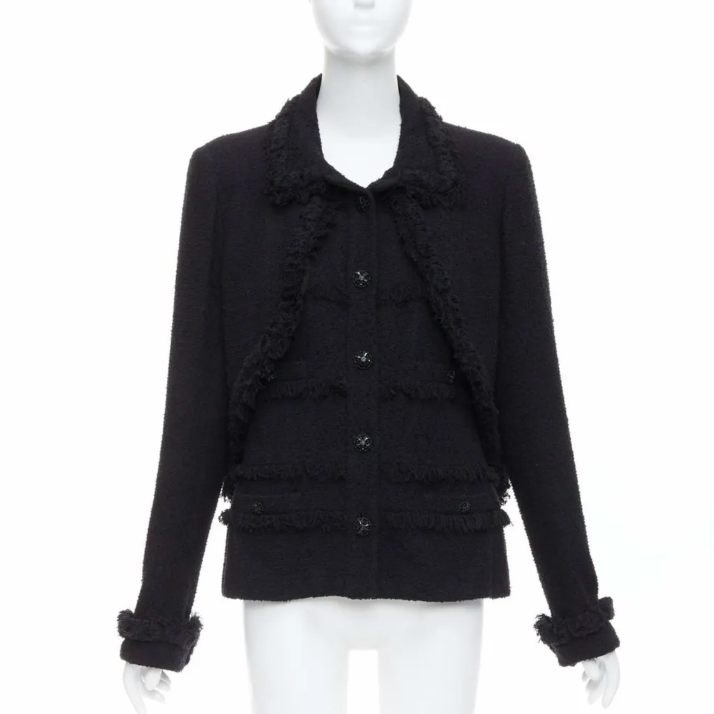 Chanel P33960V20596 Black Wool Very good - Front View