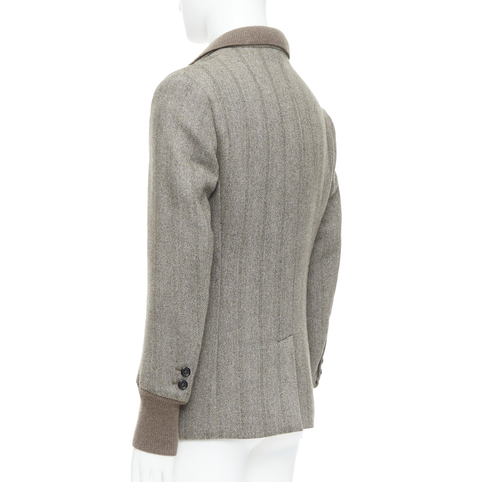 Yves Saint Laurent Herringbone Collar Jacket - Detail 2