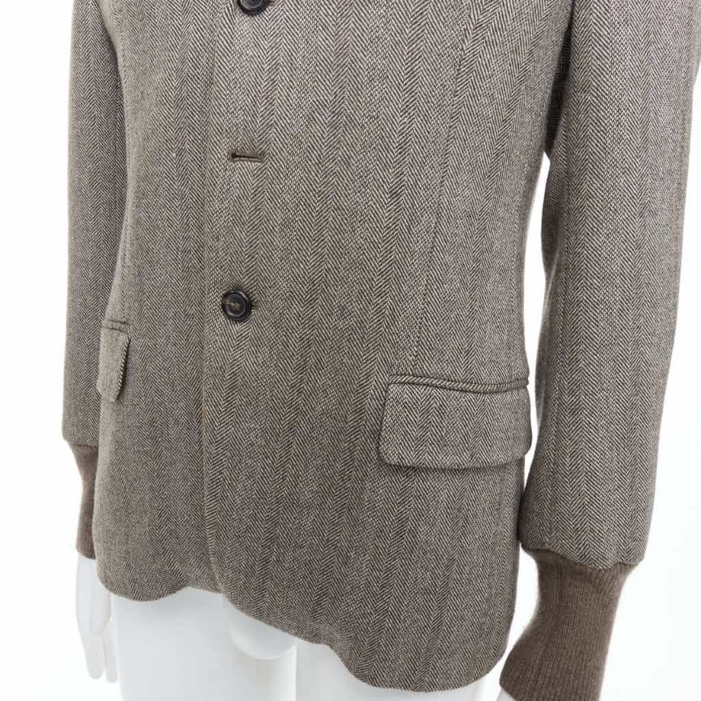 Yves Saint Laurent Herringbone Collar Jacket - Image 10
