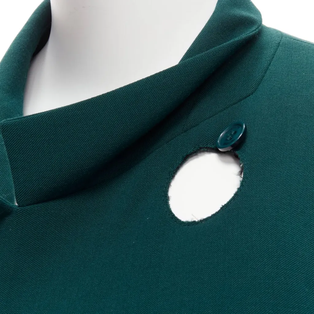 Vetements Logo Patch Blazer Green Polyester Never worn - Back View