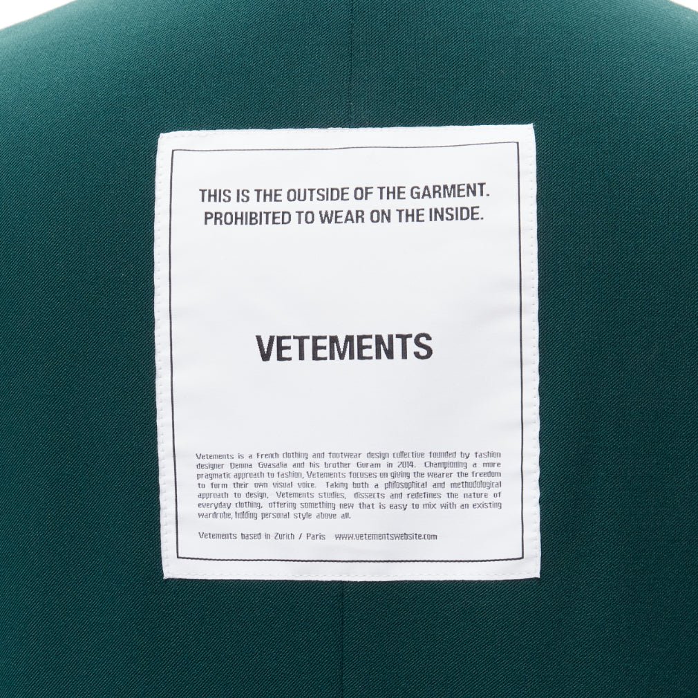 Vetements Logo Patch Blazer - Detail 2