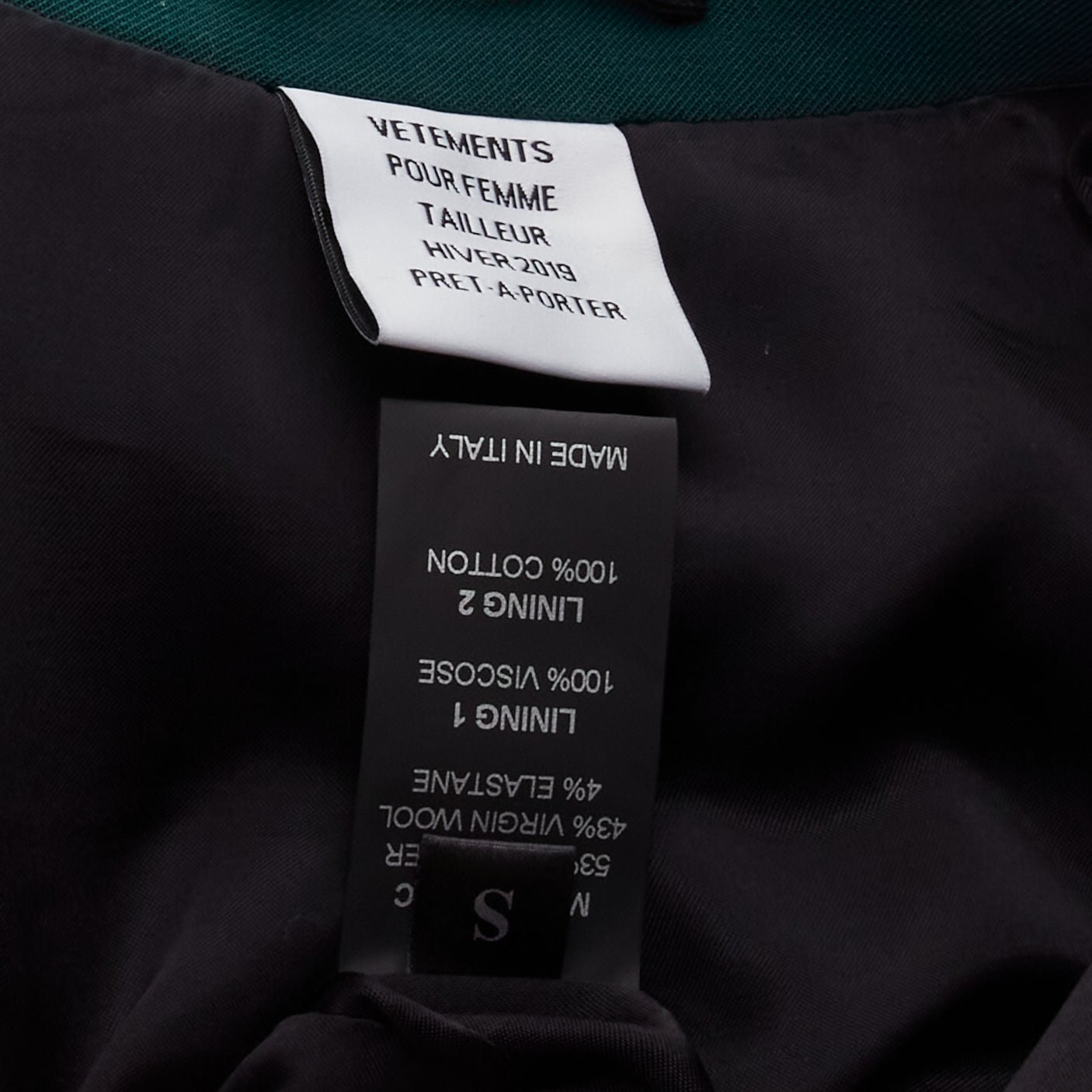 Vetements Logo Patch Blazer - Image 10