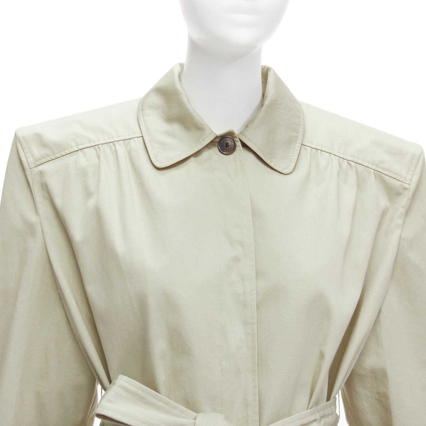 Balenciaga Boxy Oversized Belted Coat - Back view