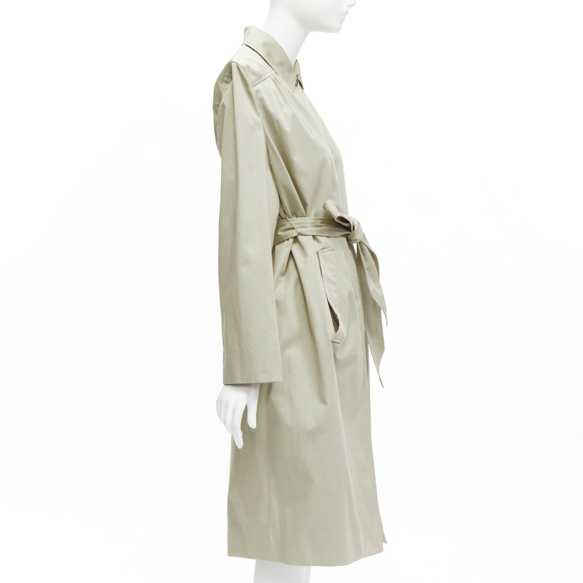 Balenciaga Boxy Oversized Belted Coat - Side view