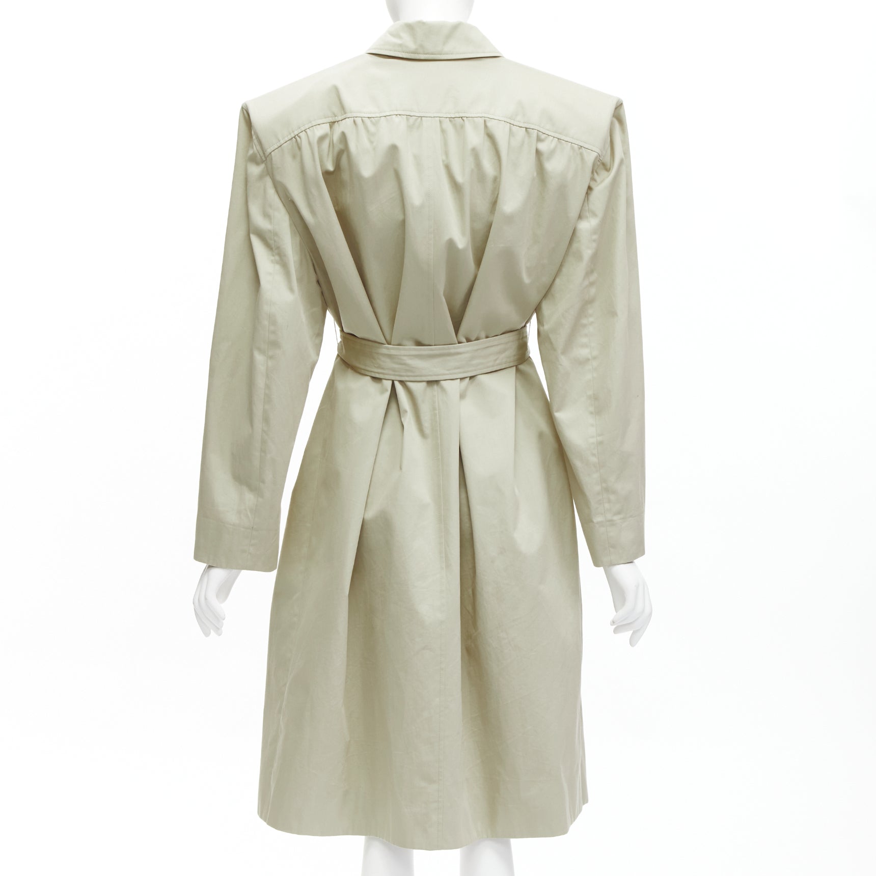 Balenciaga Boxy Oversized Belted Coat - Detail 1