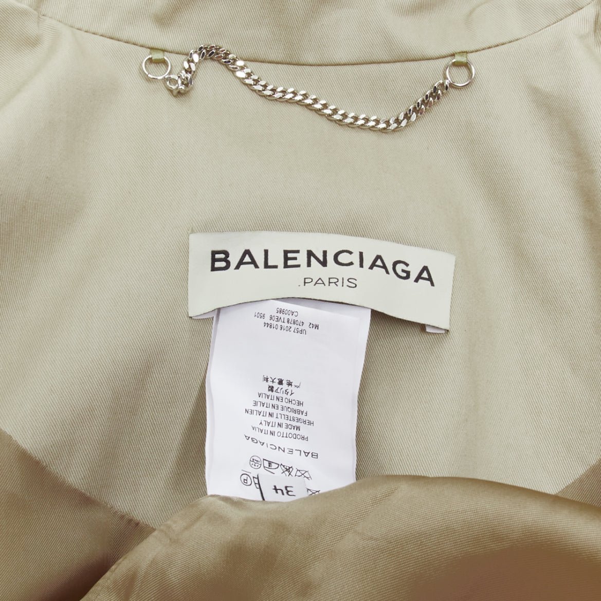 Balenciaga Boxy Oversized Belted Coat - Image 11