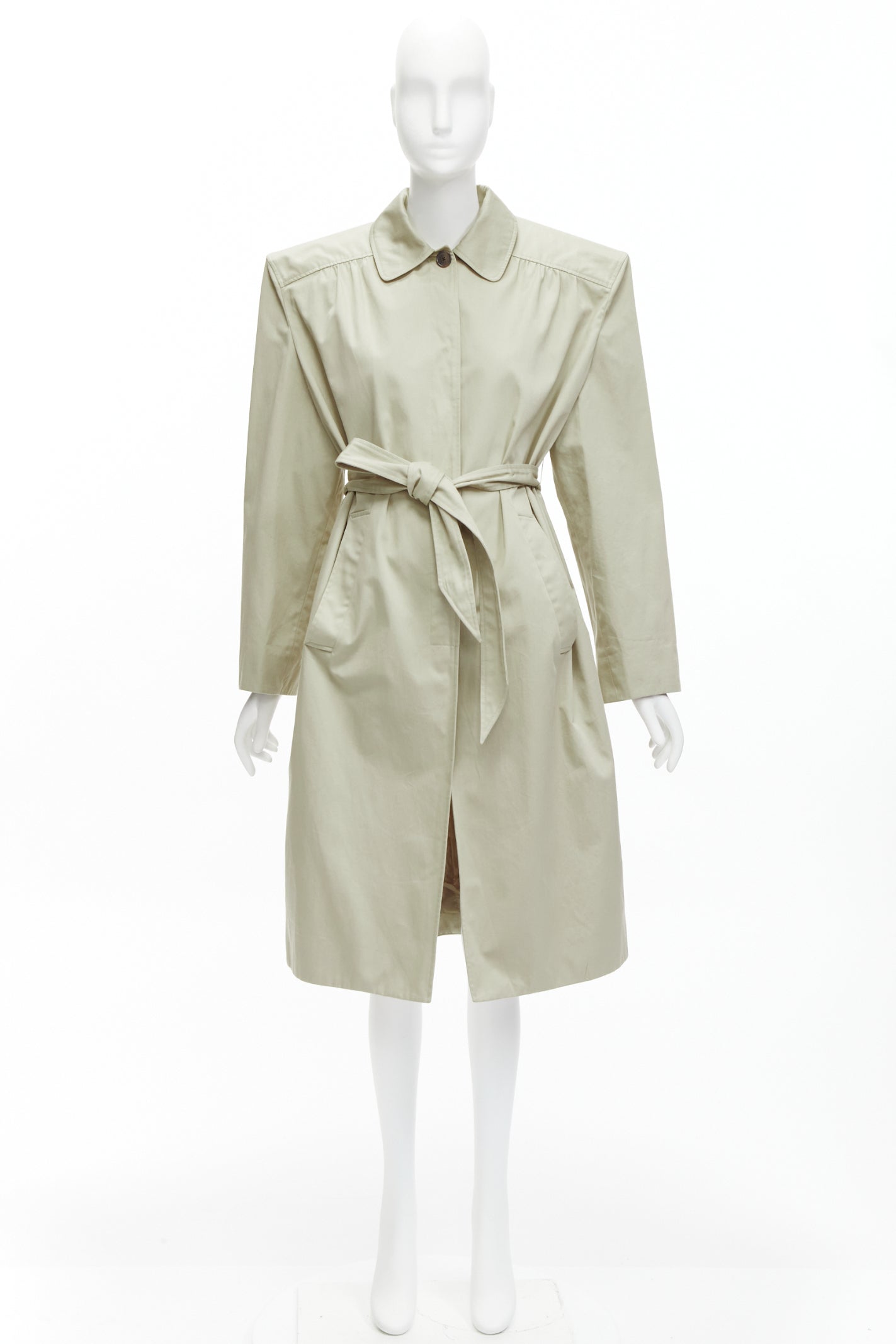 Balenciaga Boxy Oversized Belted Coat - Image 12