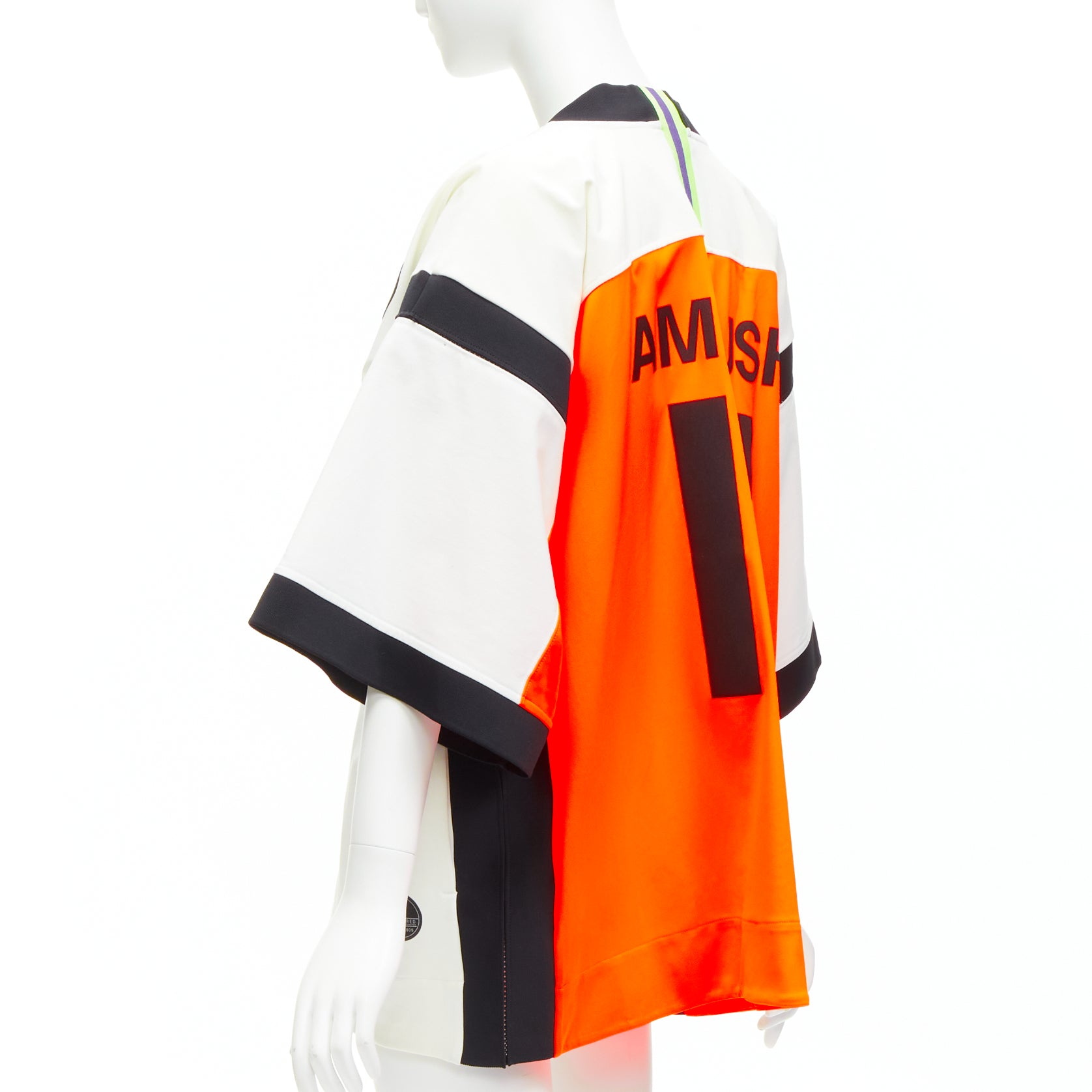 Ambush Neon Orange Kimono Jacket - Side view
