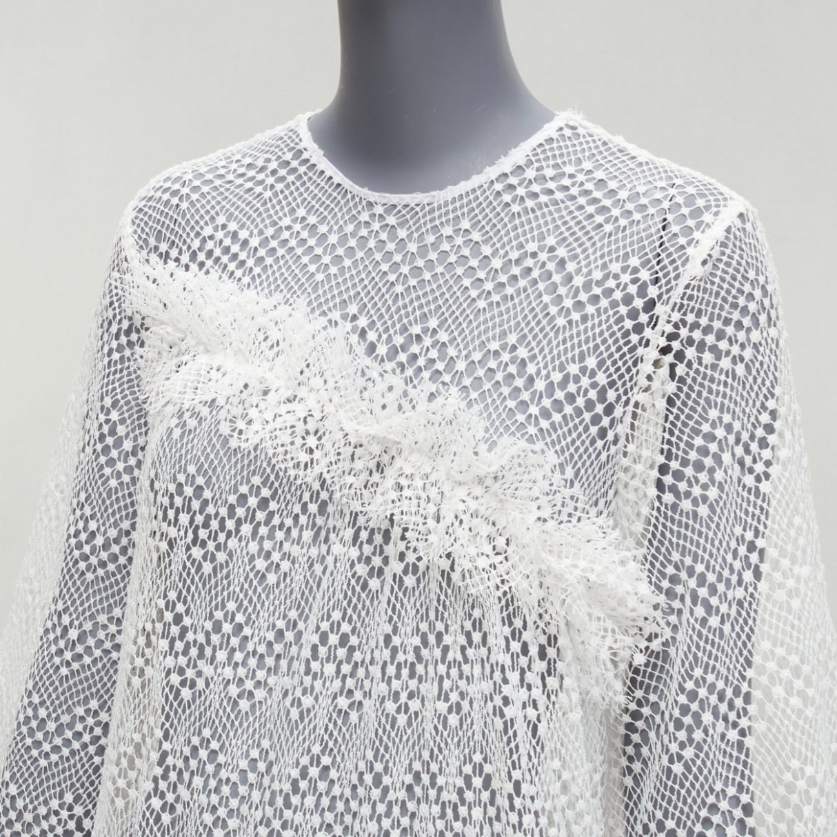 Anais Jourden Net Fringe Dress - Back view