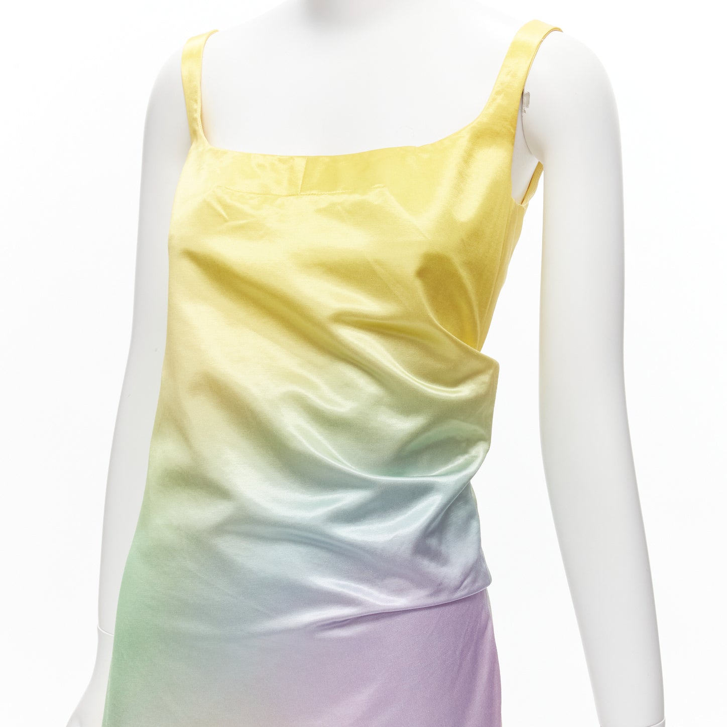 Meryll Rogge Rainbow Ombre Dress - Back view