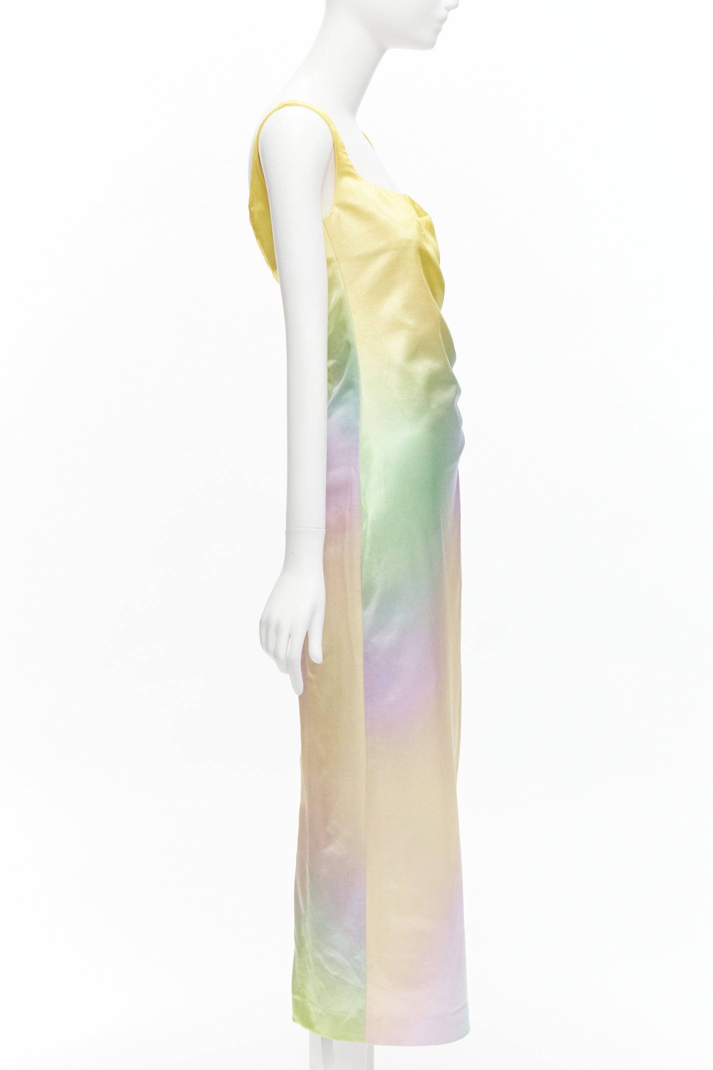 Meryll Rogge Rainbow Ombre Dress - 4