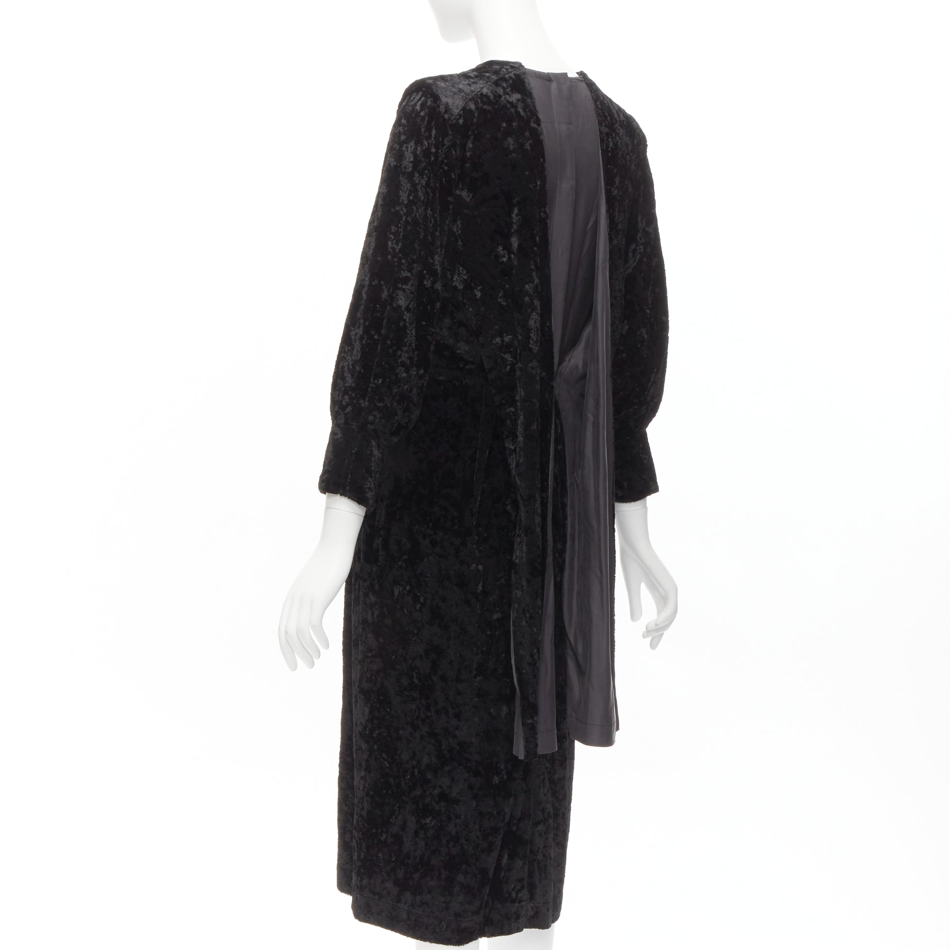 Toga Archives Crushed Velvet Dress - Side view