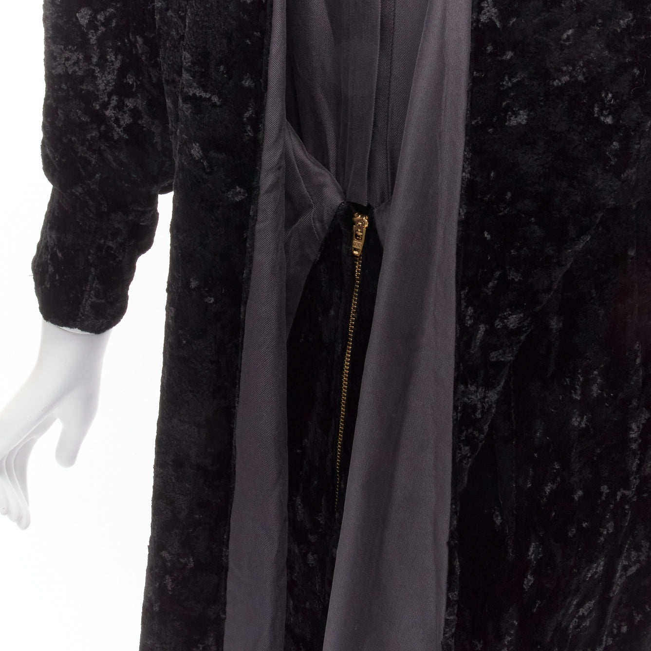 Toga Archives Crushed Velvet Dress - Detail 1