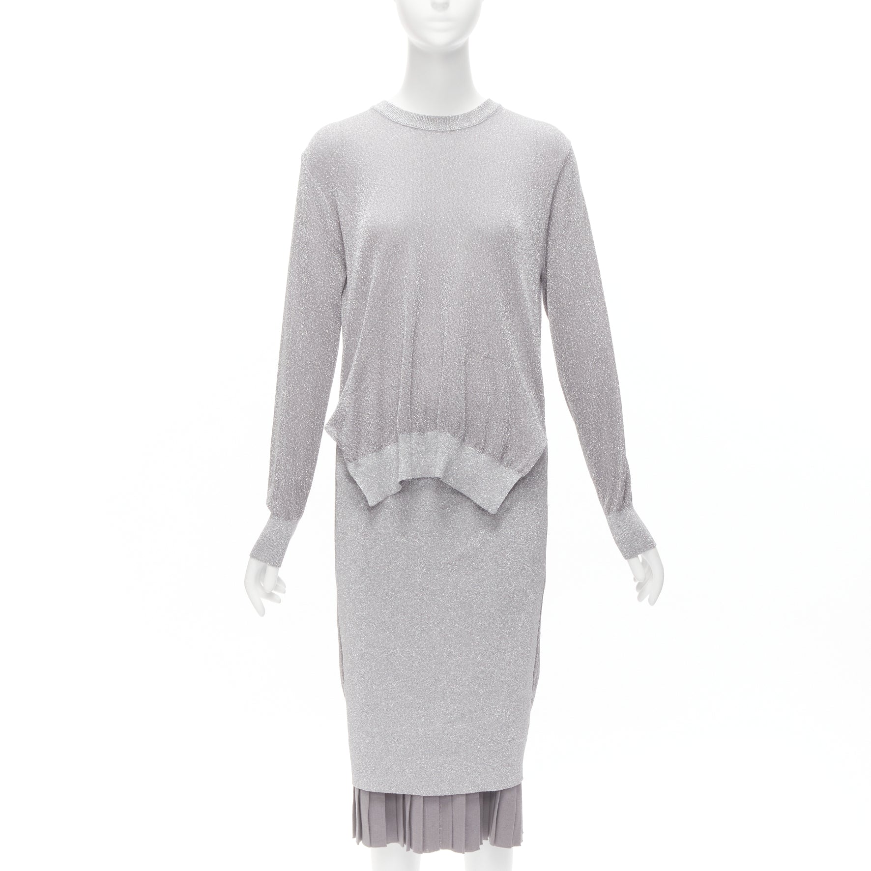 Toga Archives Lurex Pleats Dress