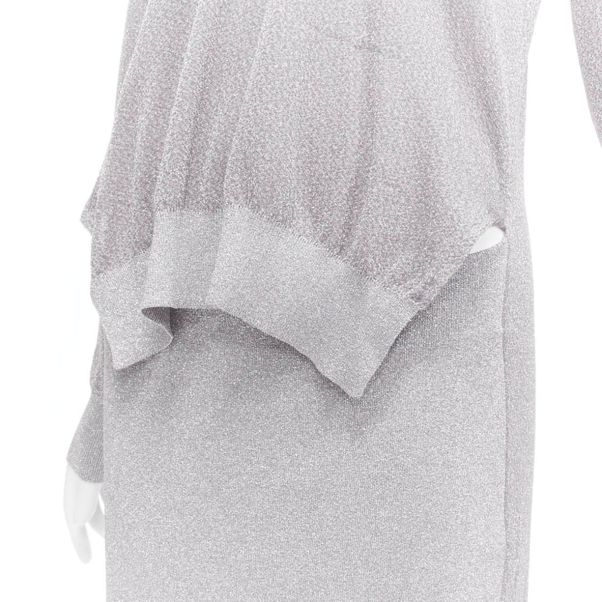 Toga Archives Lurex Pleats Dress - Detail 2