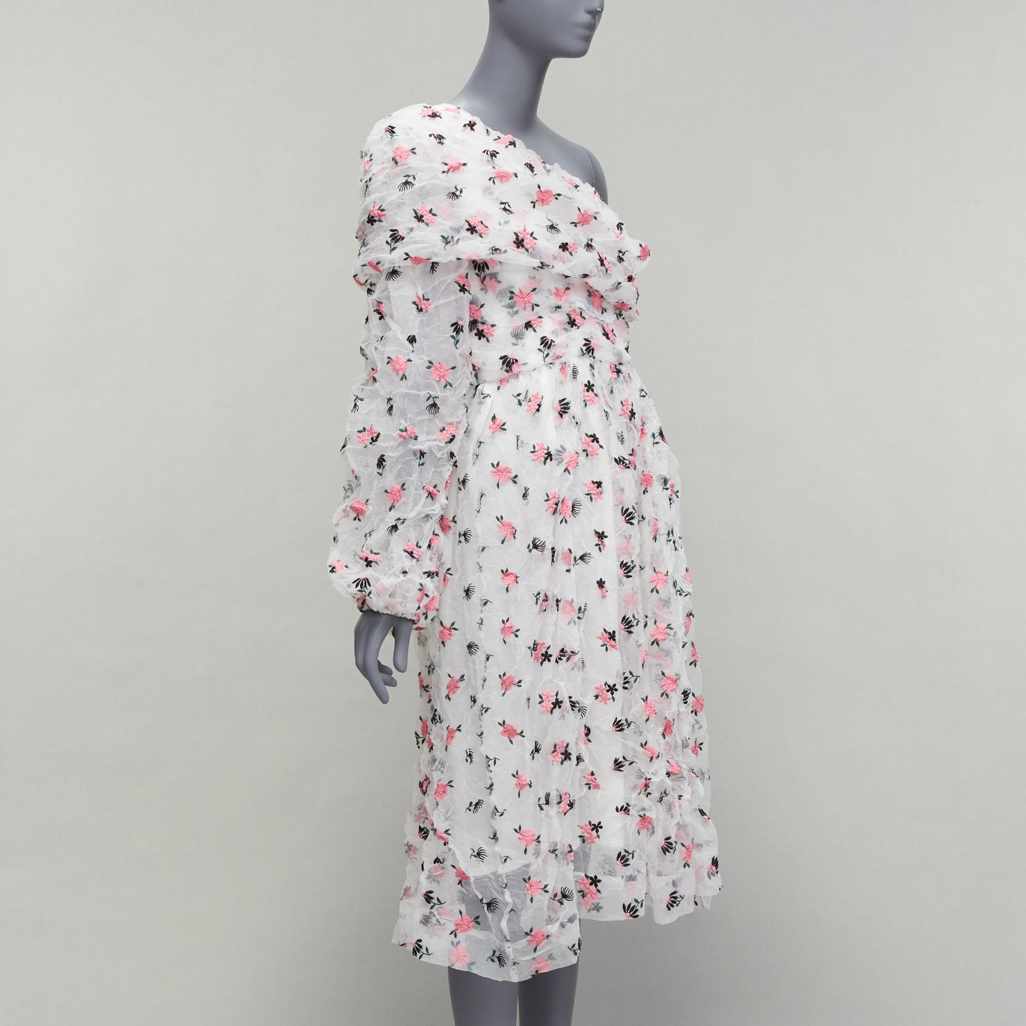 Anais Jourden Floral Embroidery Dress - Image 6