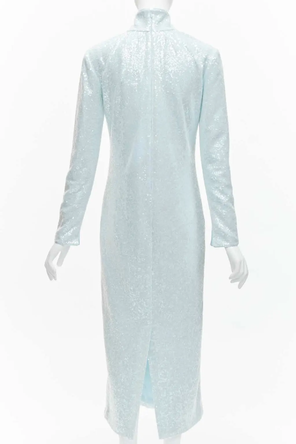 16 ARLINGTON Sequin Cocktail Dress Blue Polyester Never worn, with tag - Box View