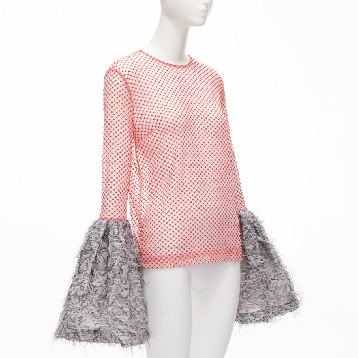 Anais Jourden Feather Cuff Top - Image 6