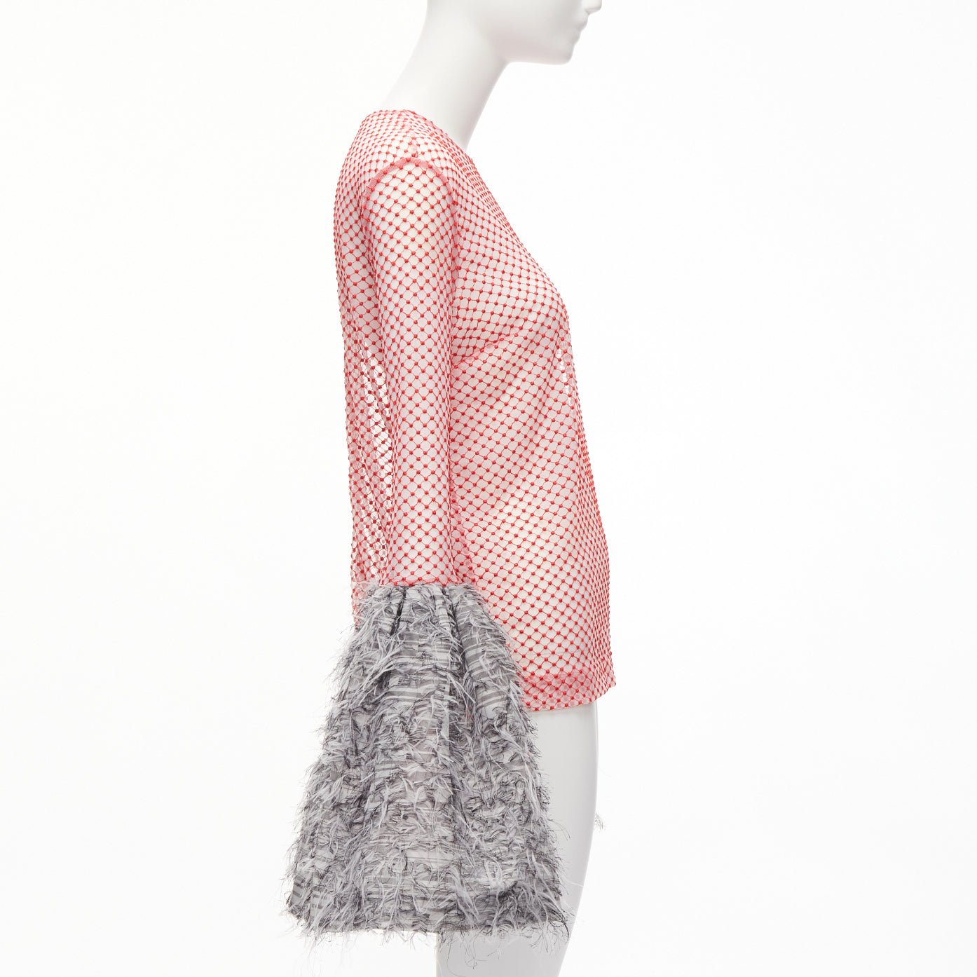 Anais Jourden Feather Cuff Top - 4