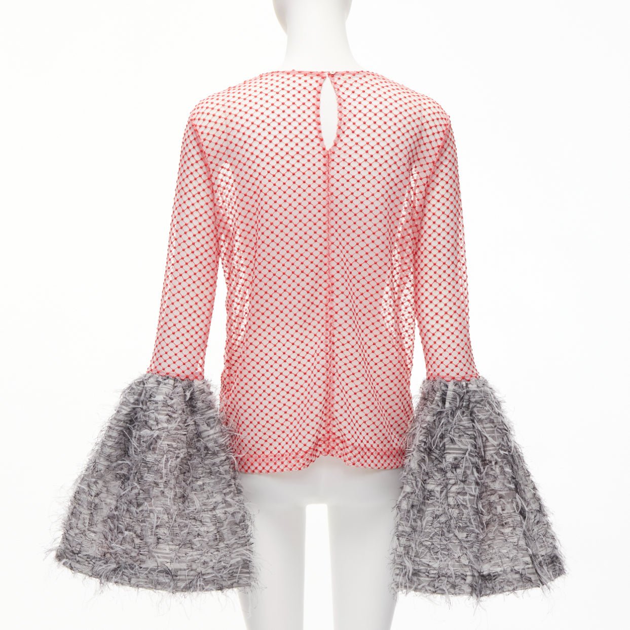 Anais Jourden Feather Cuff Top - Side view