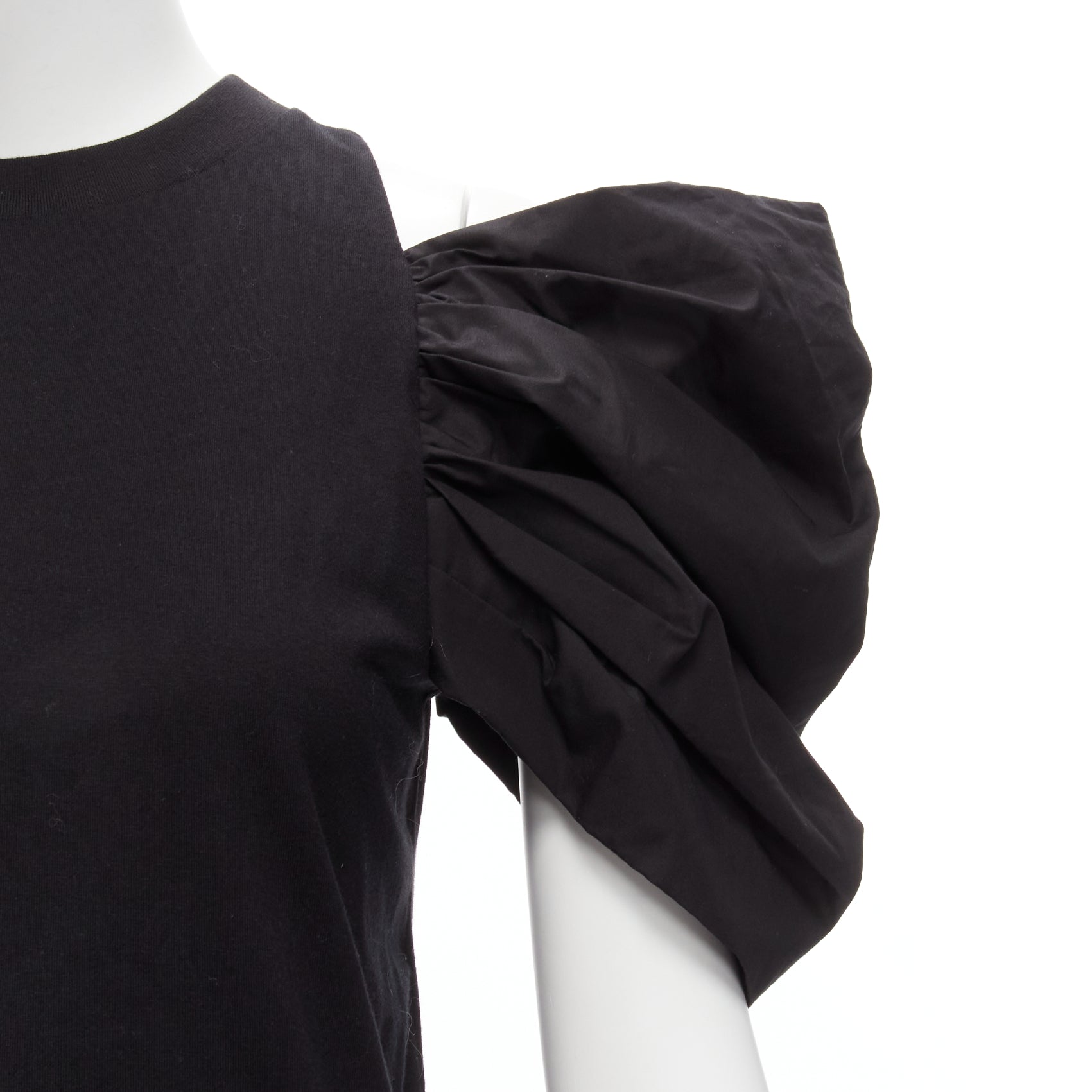 Alexander Mcqueen Puff Sleeve Top - Back view