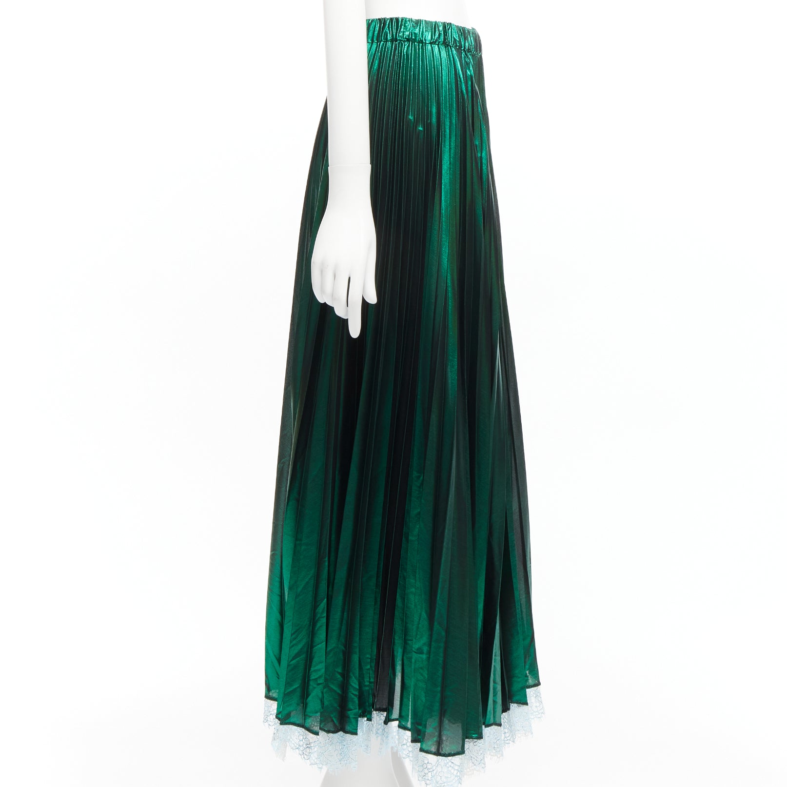 Anais Jourden Lurex Pleated Skirt - 4