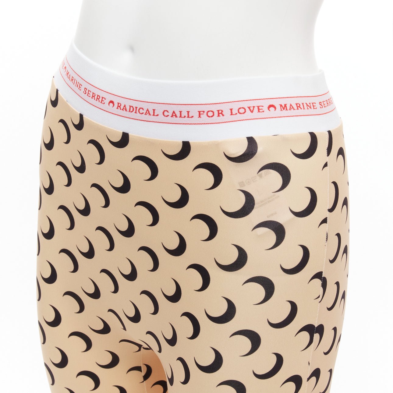 Marine Serre Crescent Moon Tights - Back view