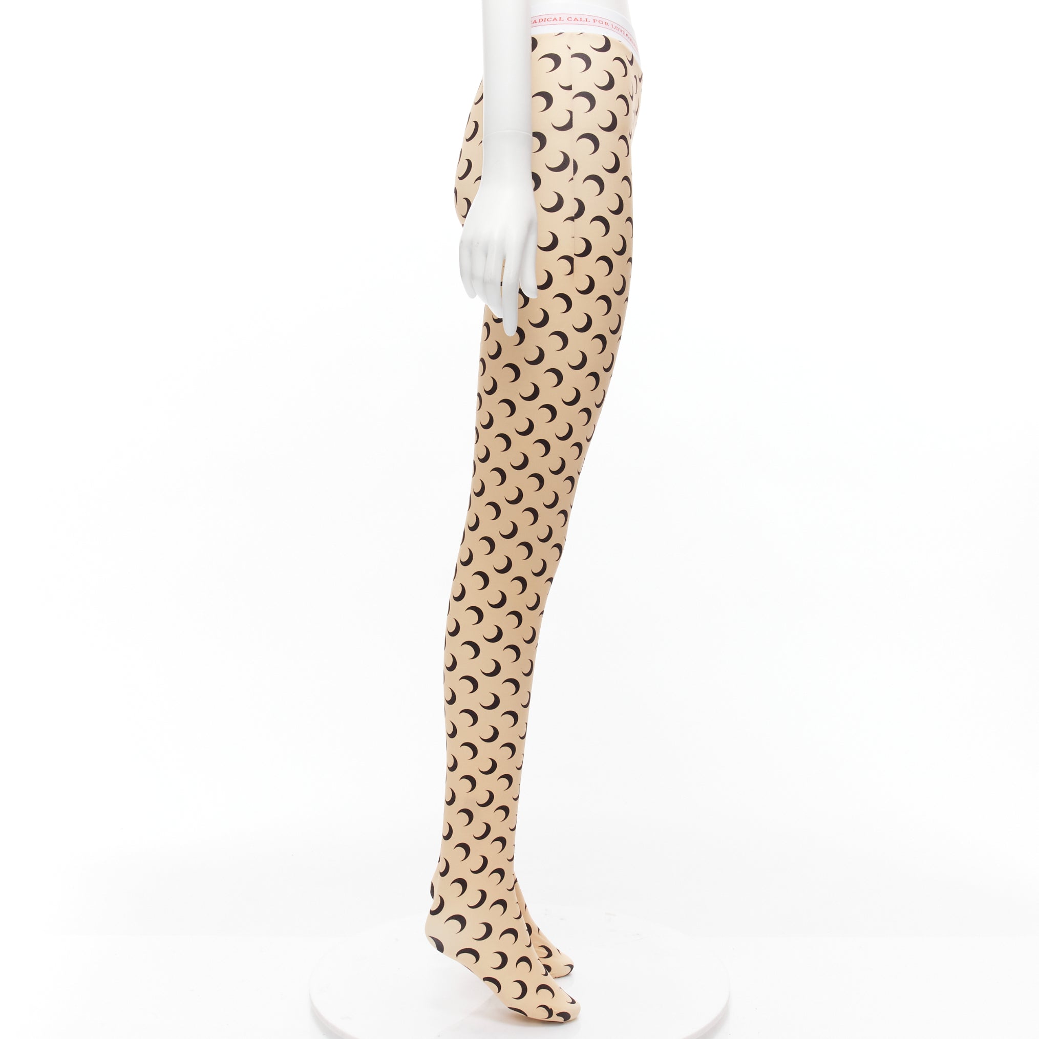 Marine Serre Crescent Moon Tights - 4