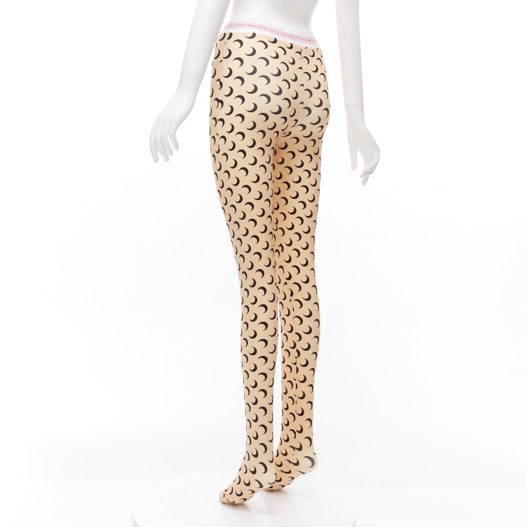 Marine Serre Crescent Moon Tights - Detail 1