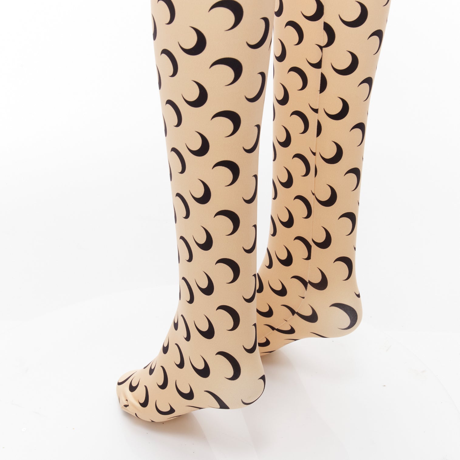 Marine Serre Crescent Moon Tights - Detail 2