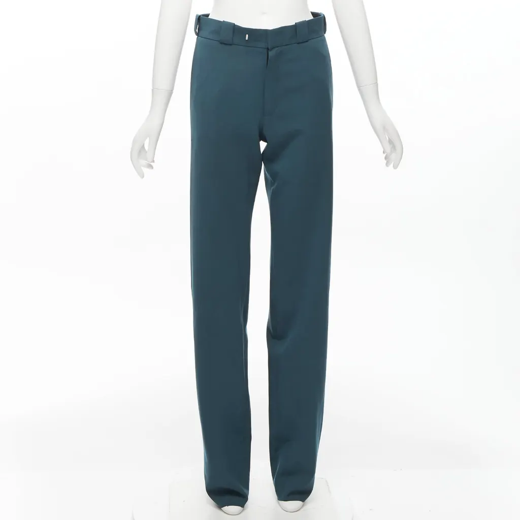 Vetements Green Cutout Pants Green Cotton Never worn, with tag - Inside View