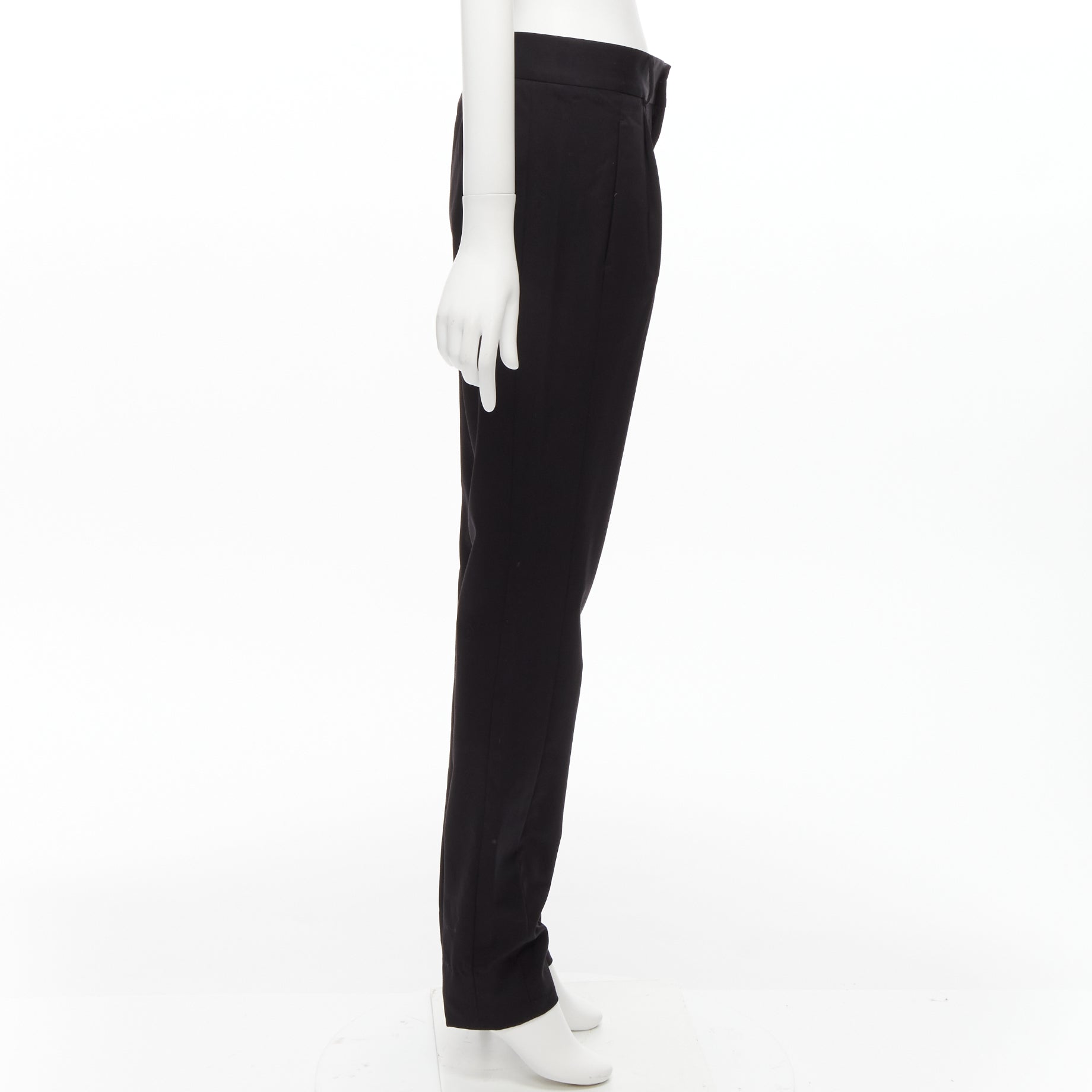 Saint Laurent Wool Pleat Trousers - 4