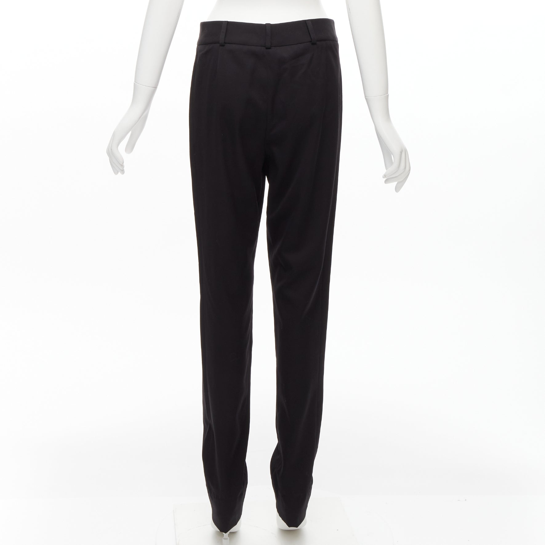 Saint Laurent Wool Pleat Trousers - Side view