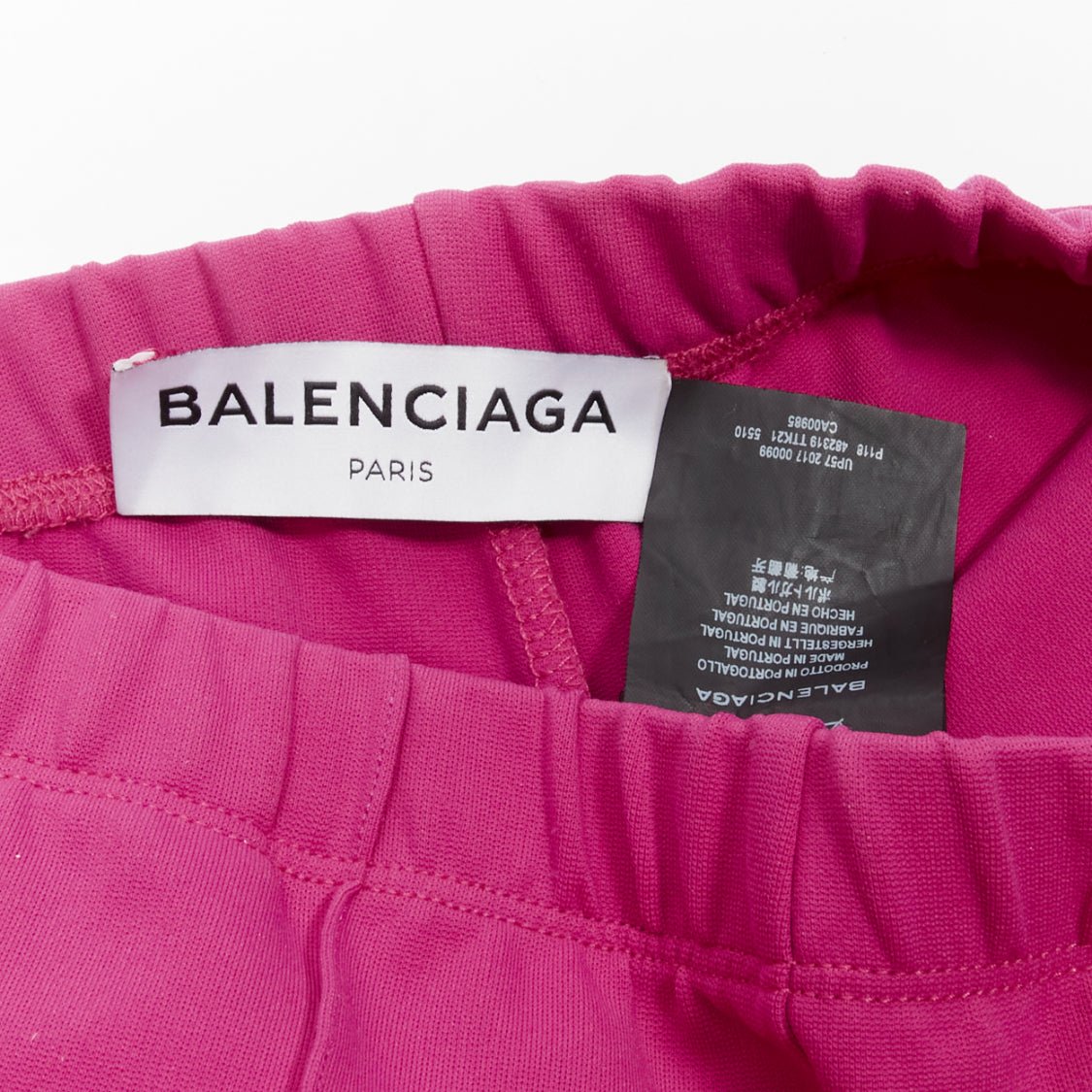 Balenciaga Pink Zip Joggers - Image 11