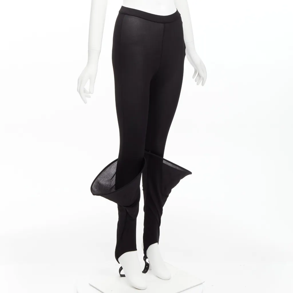 Loewe Hoop Sheer Leggings Black Viscose Very good - Inside View
