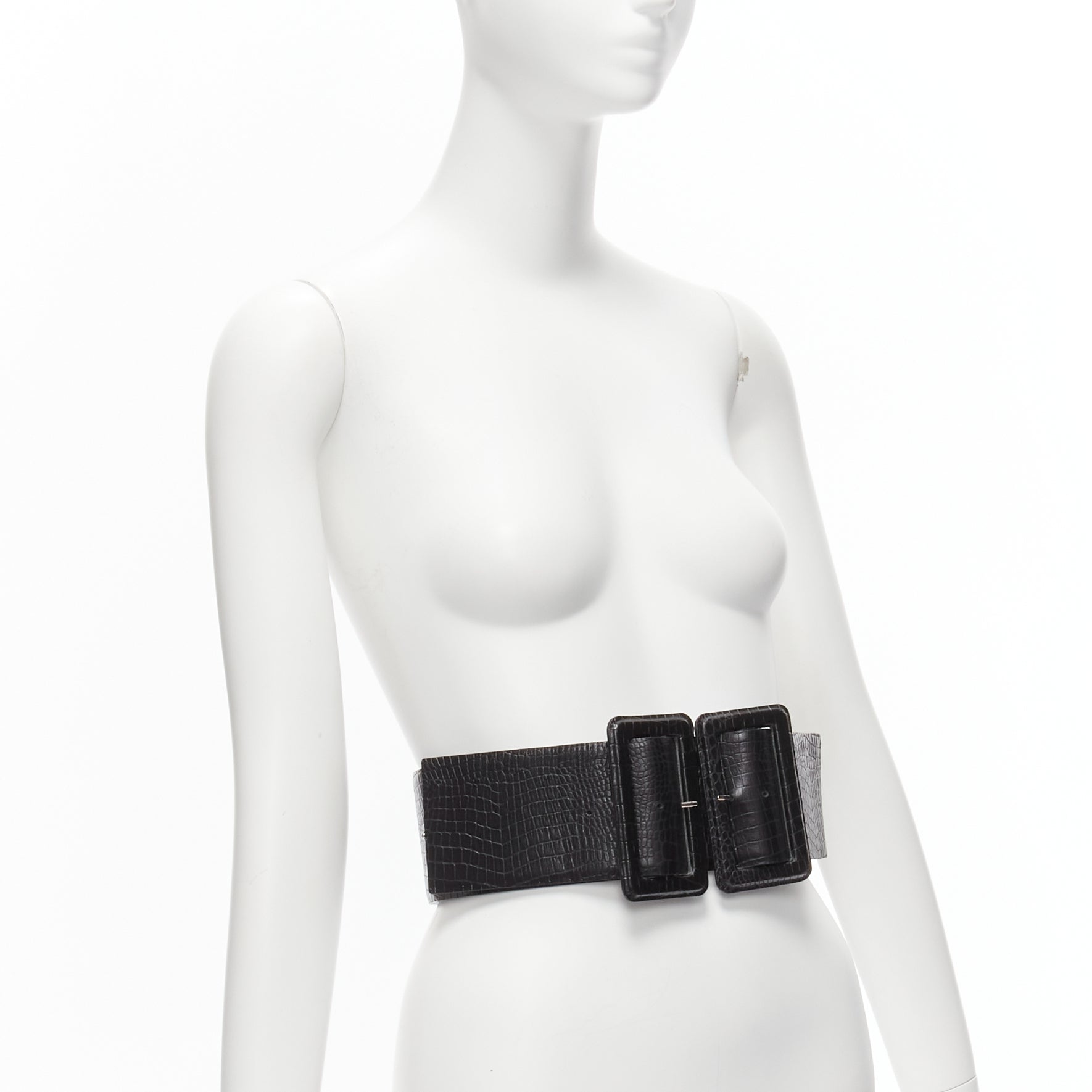 Toga Archives Patent Peplum Corset Belt - Image 6