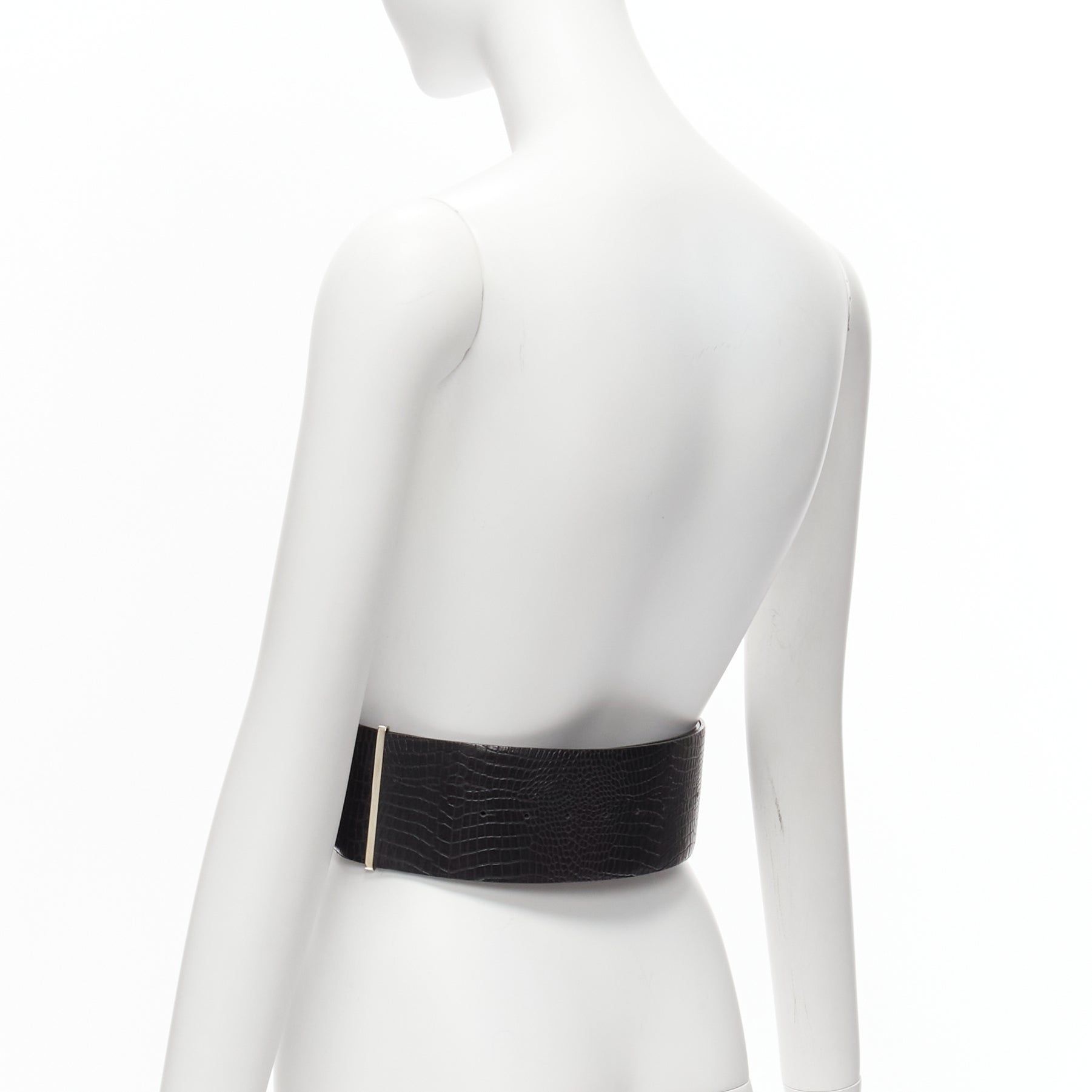 Toga Archives Patent Peplum Corset Belt - Detail 1