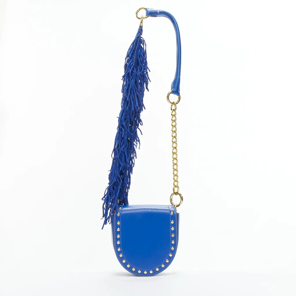 Sacai Horseshoe Blue Leather Good - Box View
