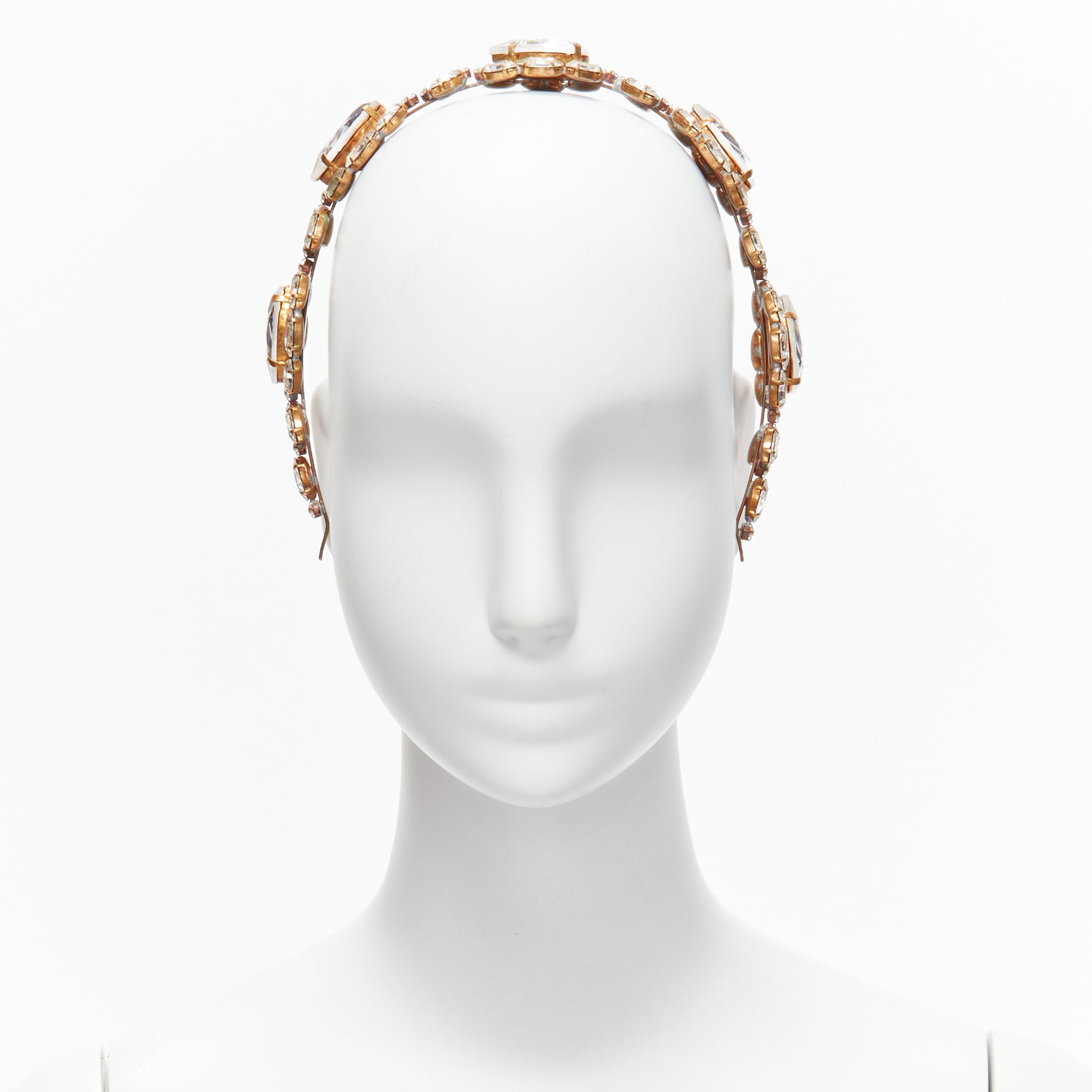 Meadham Kirchhoff Crystal Pearl Headband - Image 6