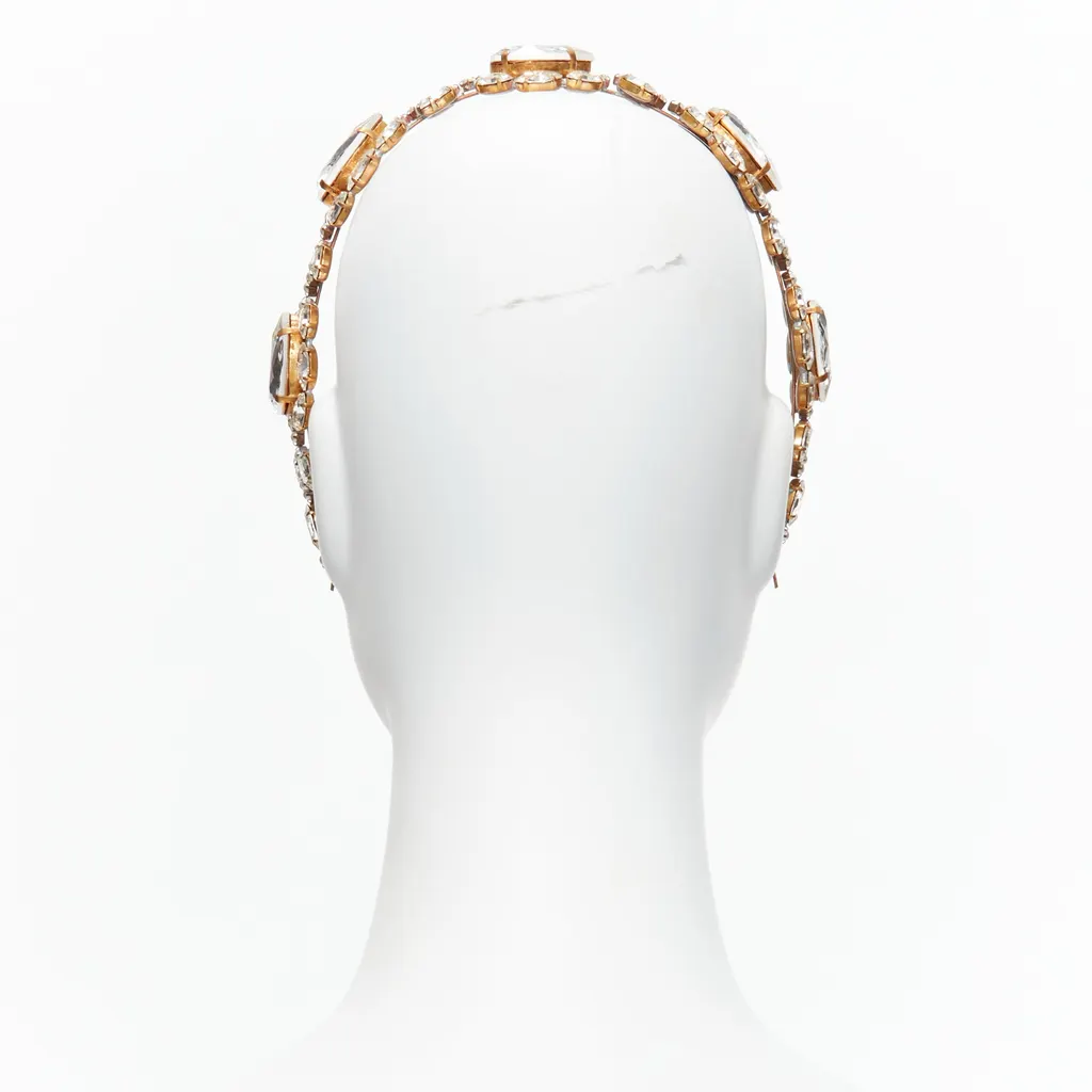 Meadham Kirchhoff Crystal Pearl Headband White Very good - Box View