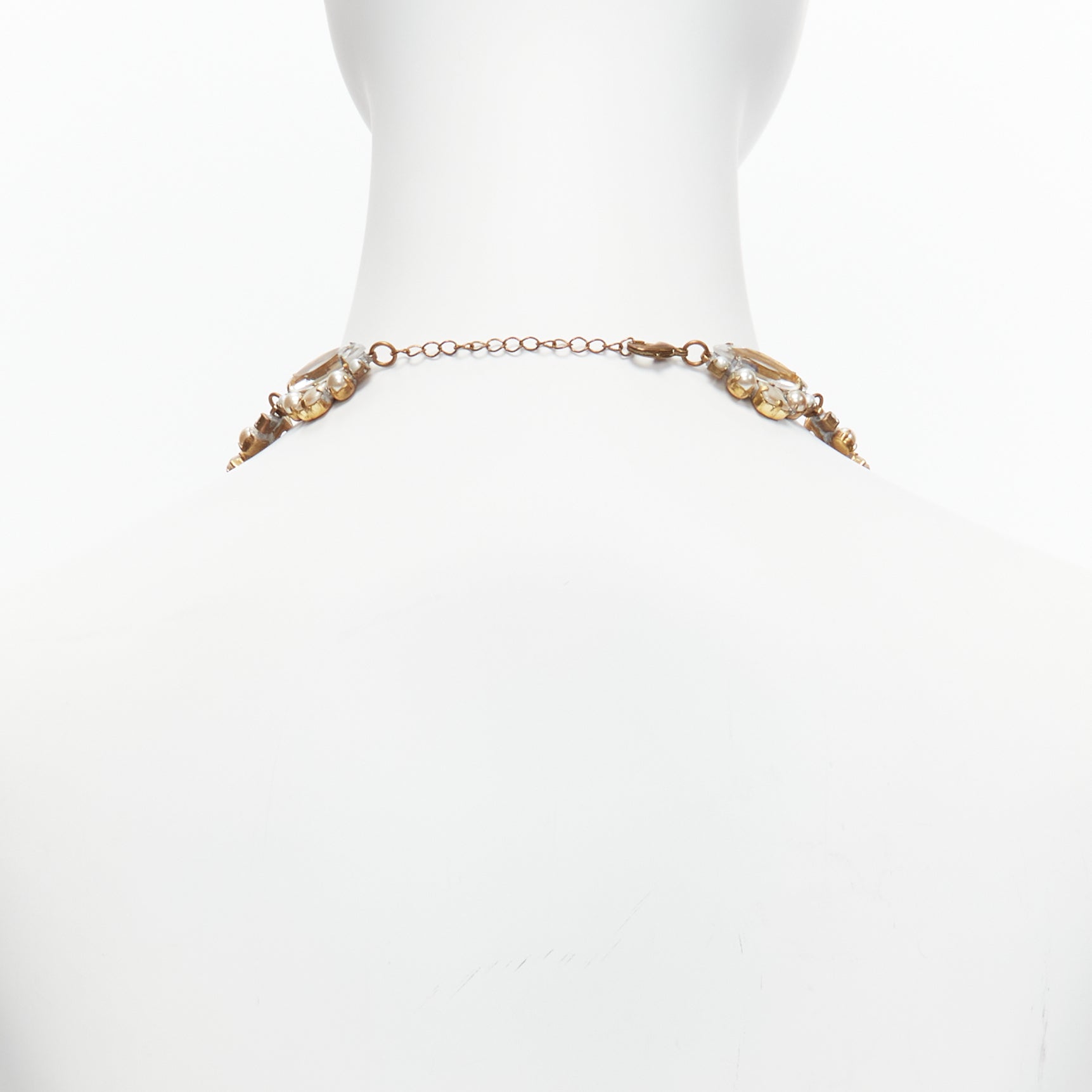 Meadham Kirchhoff Runway Pearl Necklace - Side view