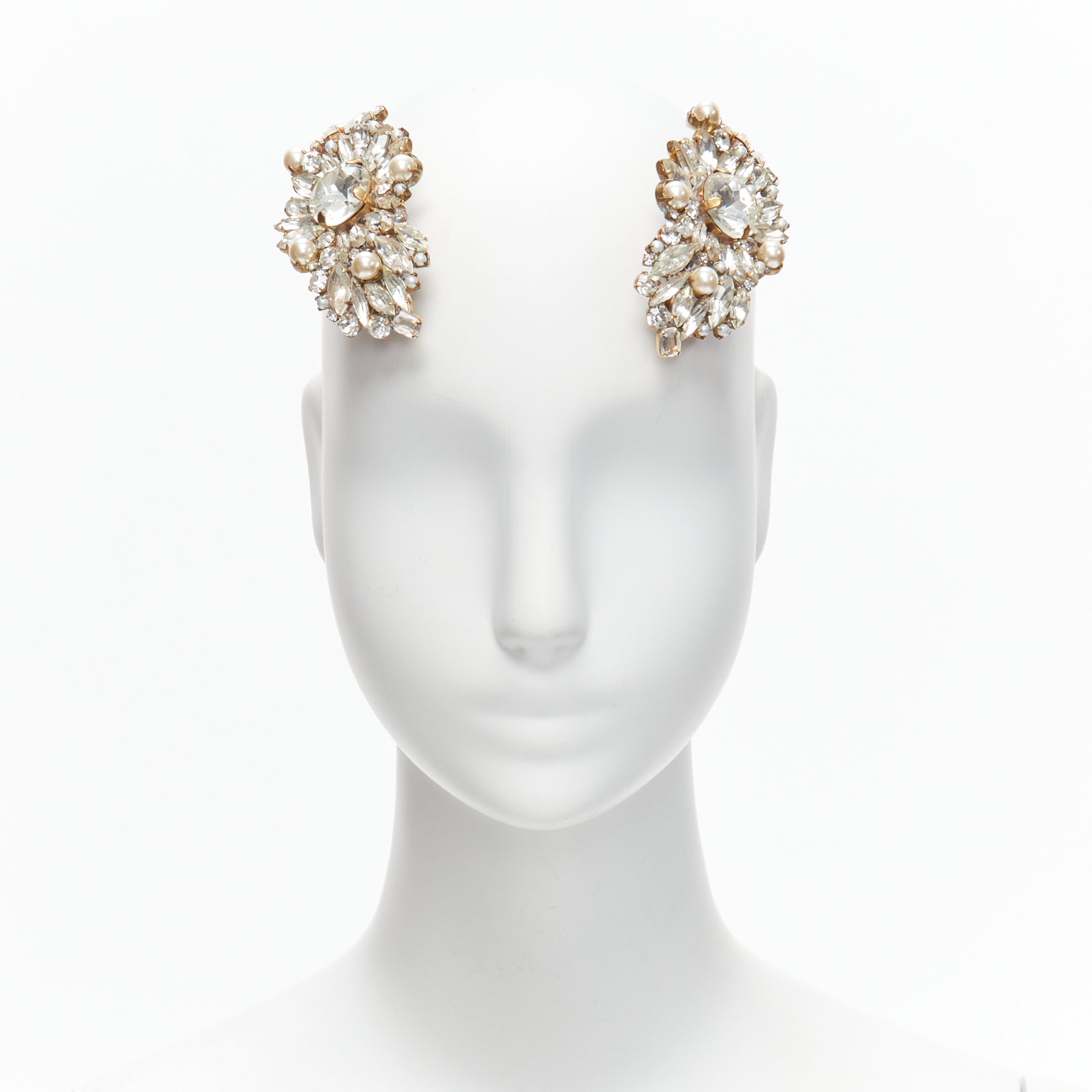 Meadham Kirchhoff Crystal Pearl Hairclip