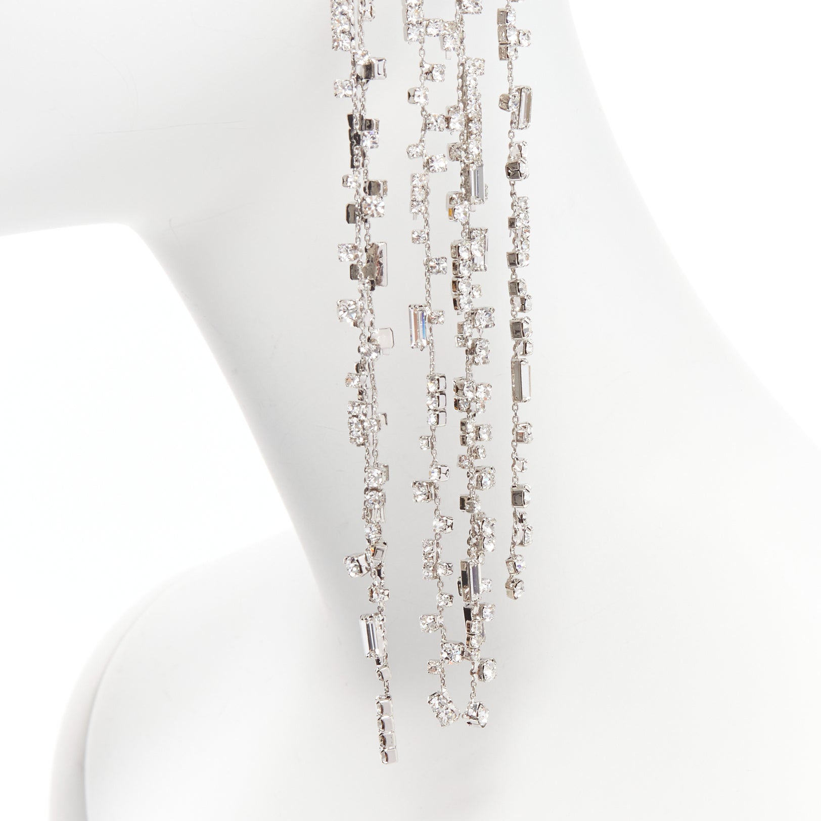 Off-white Crystal Ear Cuff - Image 6