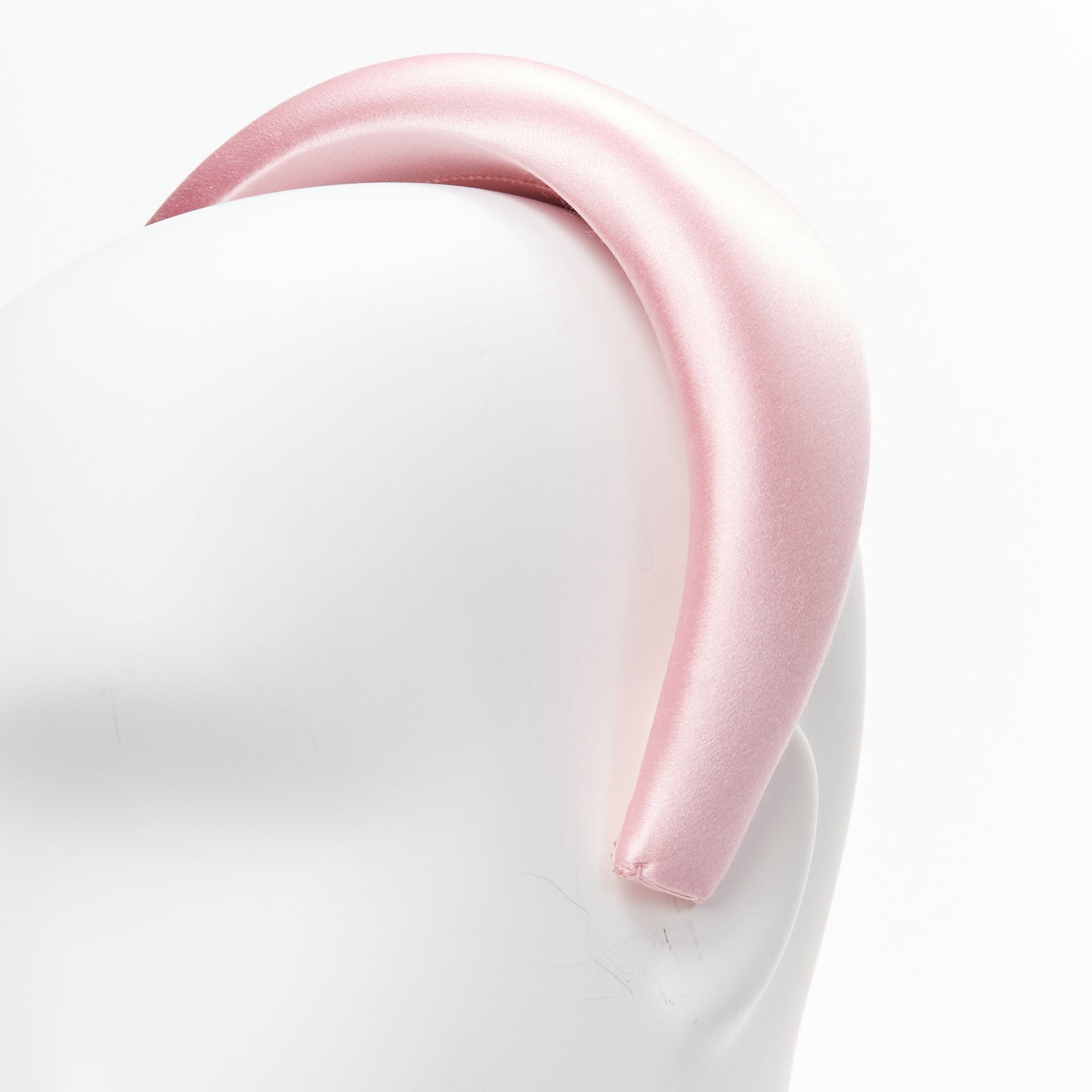 Prada Pink Satin Headband - Back view