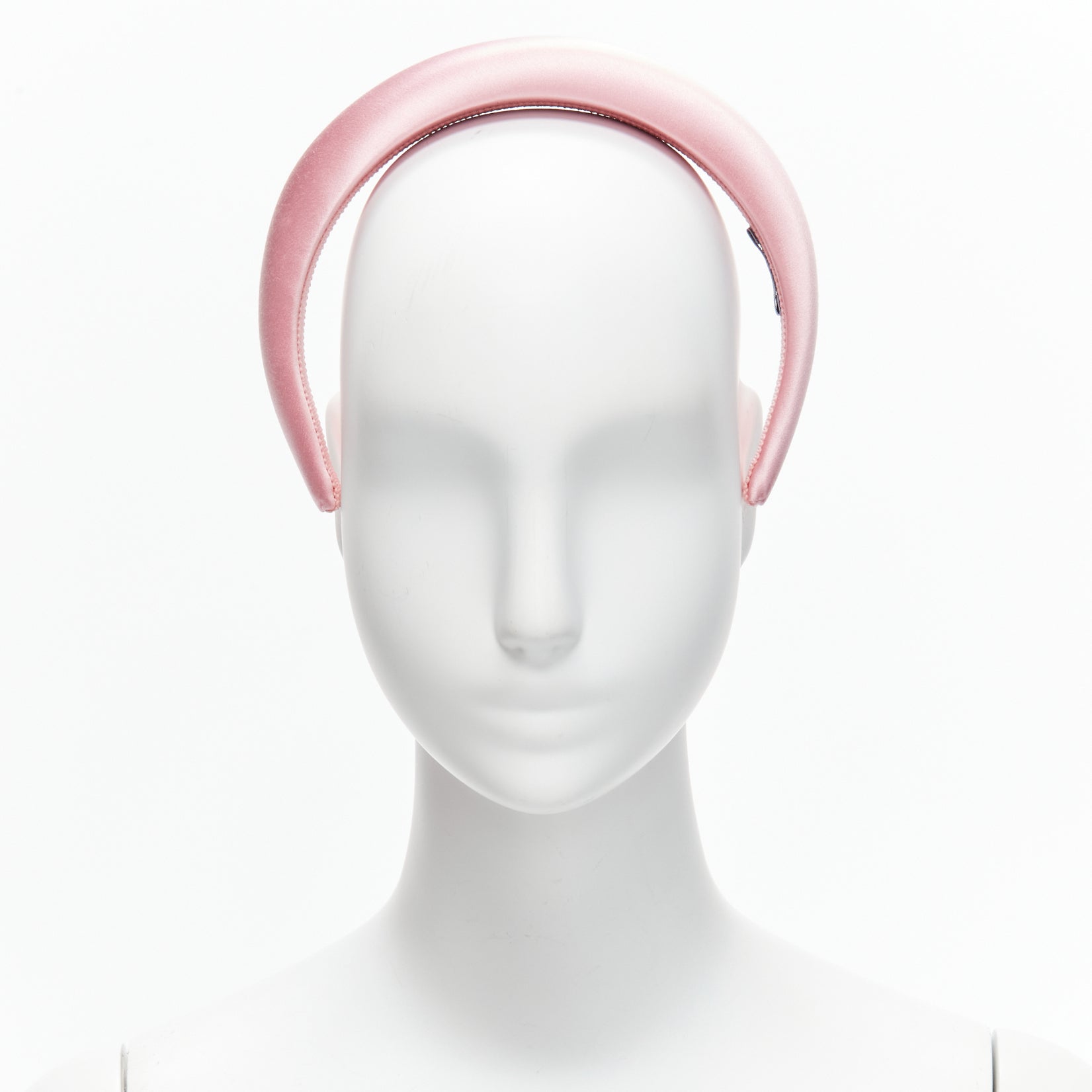 Prada Pink Satin Headband - Image 6